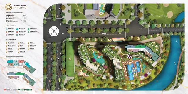 Mặt bằng Aqua Bay: Mặt bằng tổng thể Park Premium