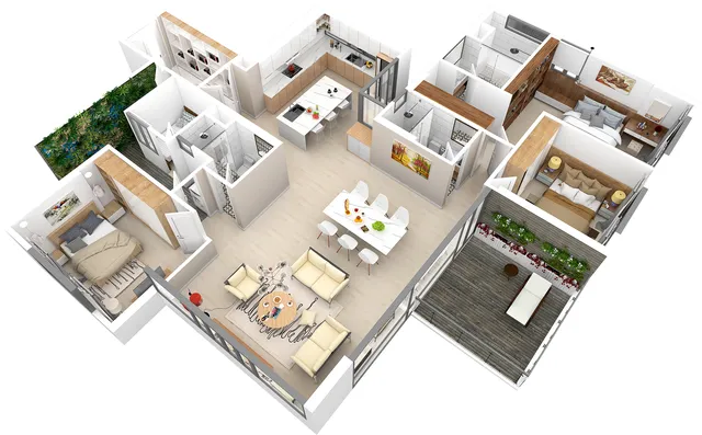 Mặt bằng Aqua Bay: Căn Aqua 150 m²