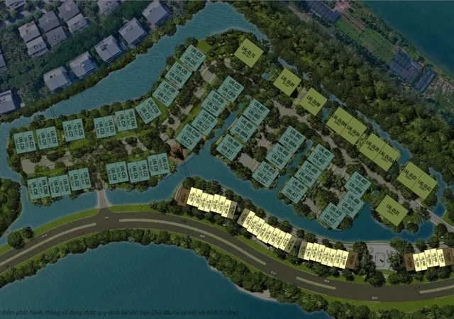 Mặt bằng Làng Hà Lan: Nhà phố điển hình