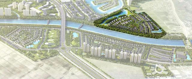 Mặt bằng Park River: Vị trí Park River ven sông