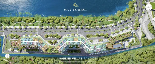 Mặt bằng Sky Forest: Tầng 3 Garden Villa