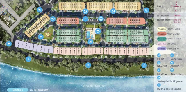 Mặt bằng Spring Valley (1C): Mặt bằng tiện ích