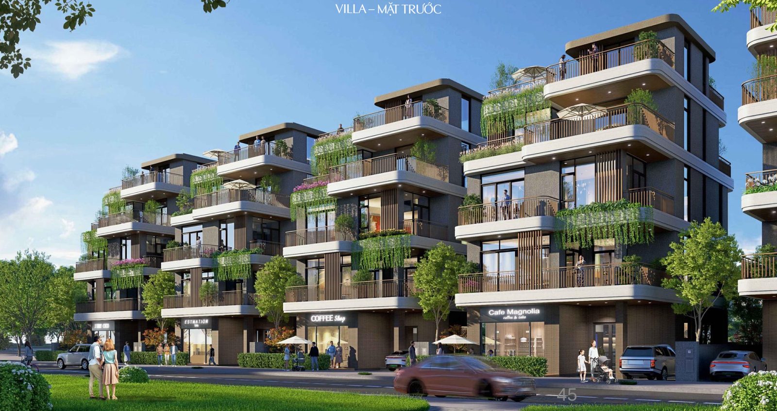 Phối cảnh biệt thự Treville